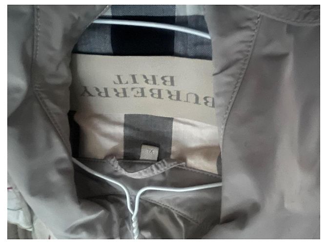 Trench Burberry Brit Algodón Beige - vista 6