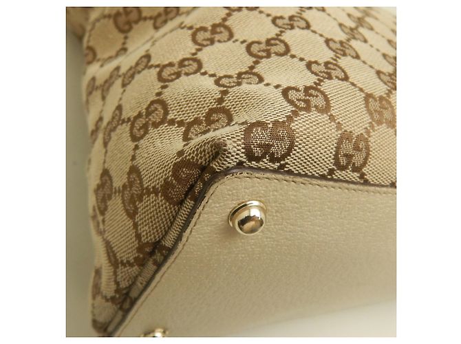 Borsa Tote Gucci GG Canvas Beige - vista 18