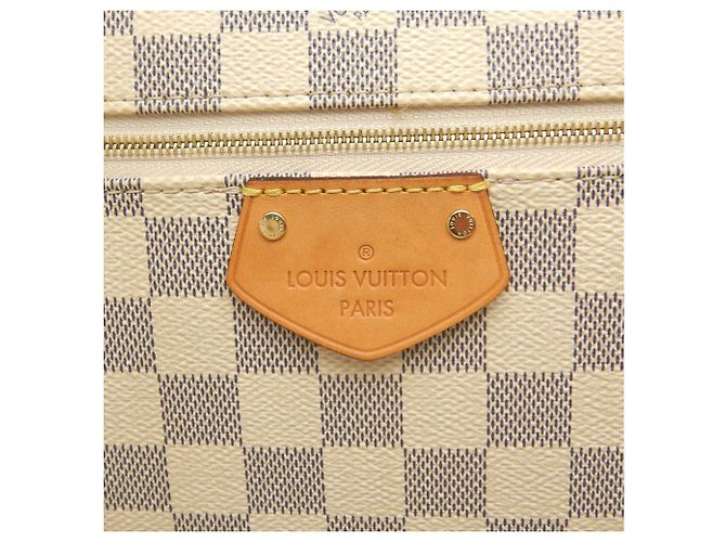 Borsa Tote Louis Vuitton Damier Azur Iena MM - vista 14