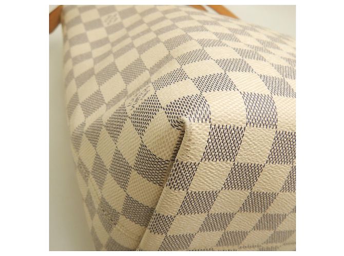 Borsa Tote Louis Vuitton Damier Azur Iena MM - vista 17