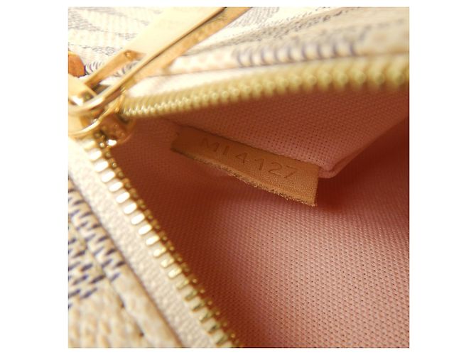 Borsa Tote Louis Vuitton Damier Azur Iena MM - vista 27
