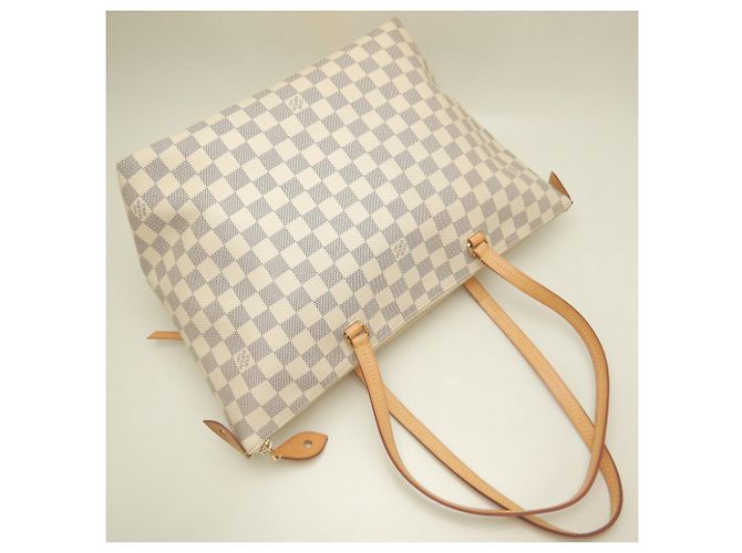 Borsa Tote Louis Vuitton Damier Azur Iena MM - vista 3