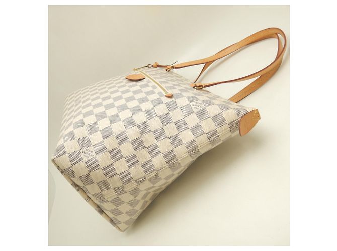 Borsa Tote Louis Vuitton Damier Azur Iena MM - vista 4