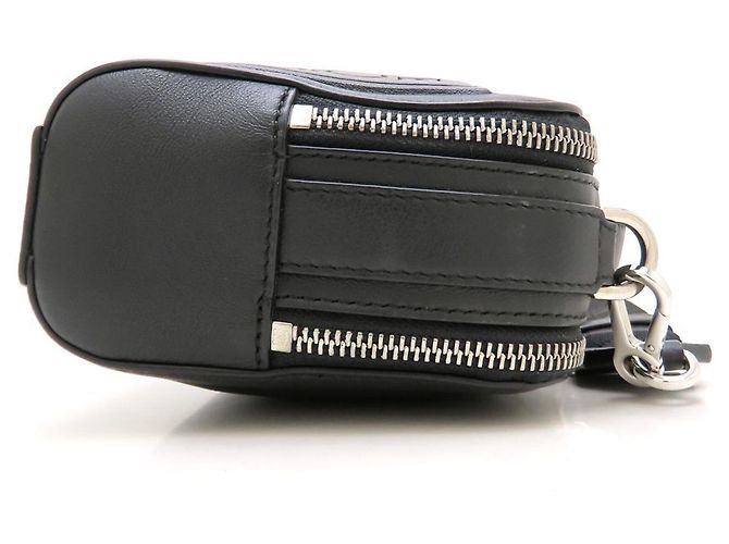 Borsa a tracolla camera Loewe Mini in pelle di vitello satinata - vista 3