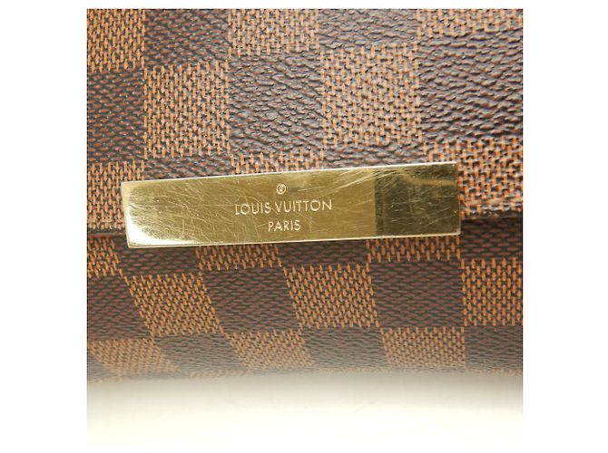 Borsa a spalla Louis Vuitton Damier Favorite MM - vista 13