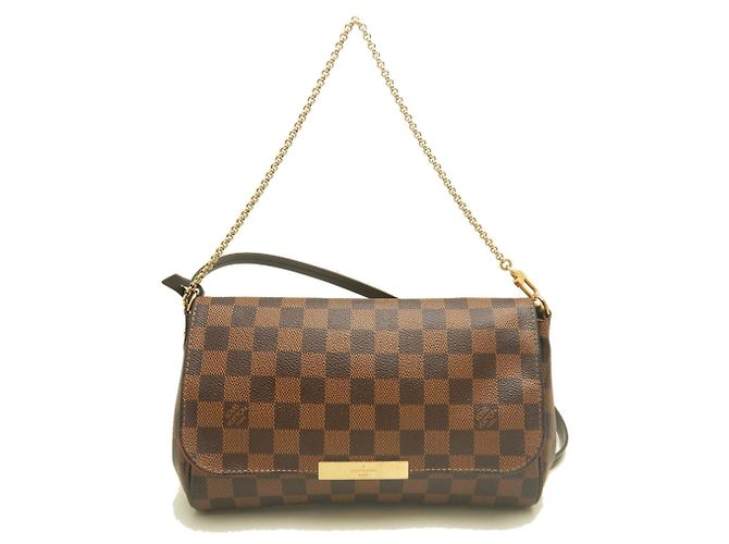 Borsa a spalla Louis Vuitton Damier Favorite MM - vista 2