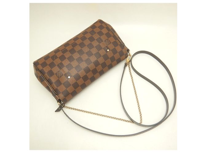 Borsa a spalla Louis Vuitton Damier Favorite MM - vista 3