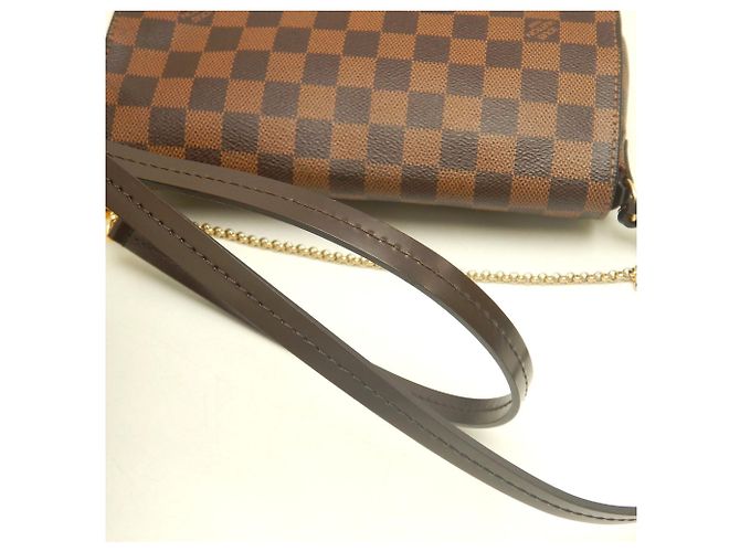 Borsa a spalla Louis Vuitton Damier Favorite MM - vista 6