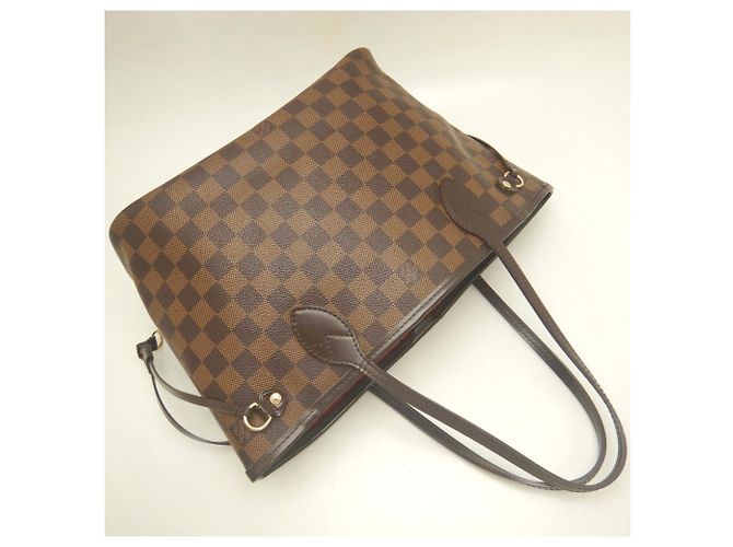 Borsa Tote Louis Vuitton Damier Neverfull PM - vista 3