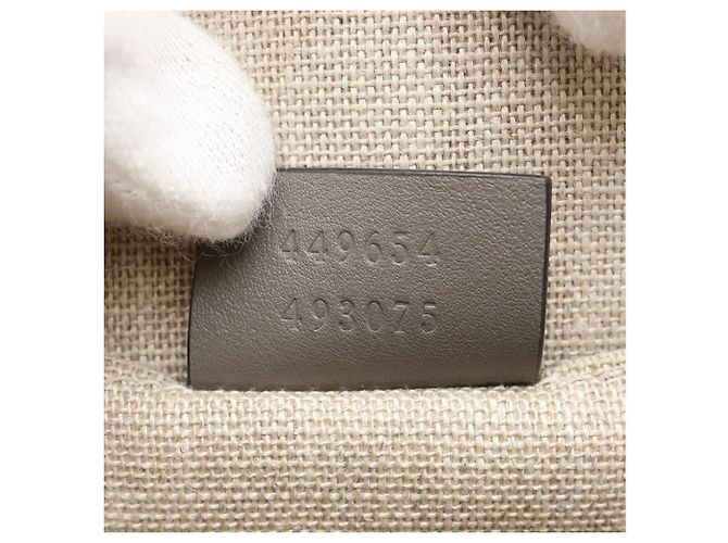 Borsa in pelle Gucci Microguccissima - vista 20