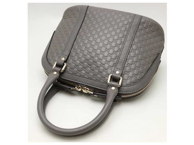 Borsa in pelle Gucci Microguccissima - vista 3