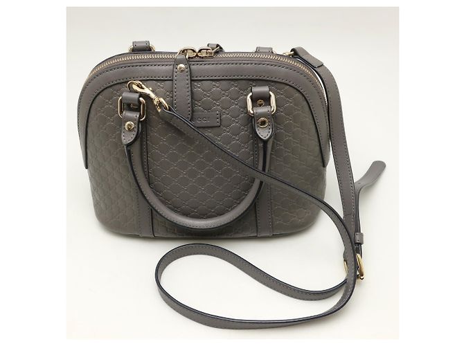 Borsa in pelle Gucci Microguccissima - vista 7