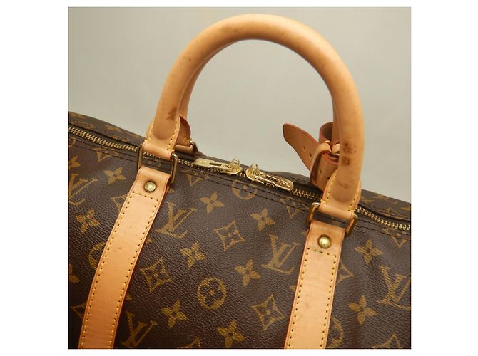 Borsa Boston Louis Vuitton Monogram Keepall 50 - vista 9