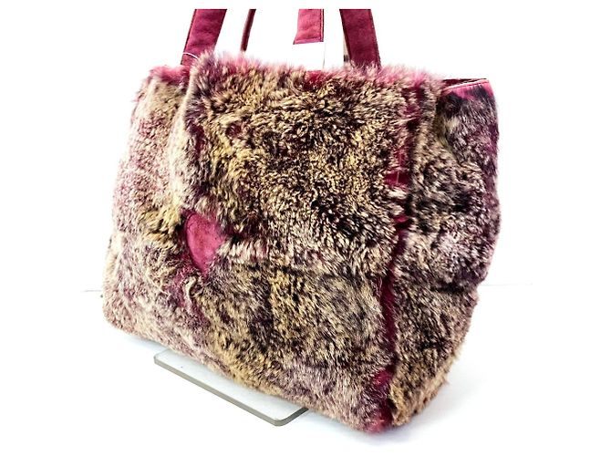 Borsa Chanel Lapin Suede - vista 7