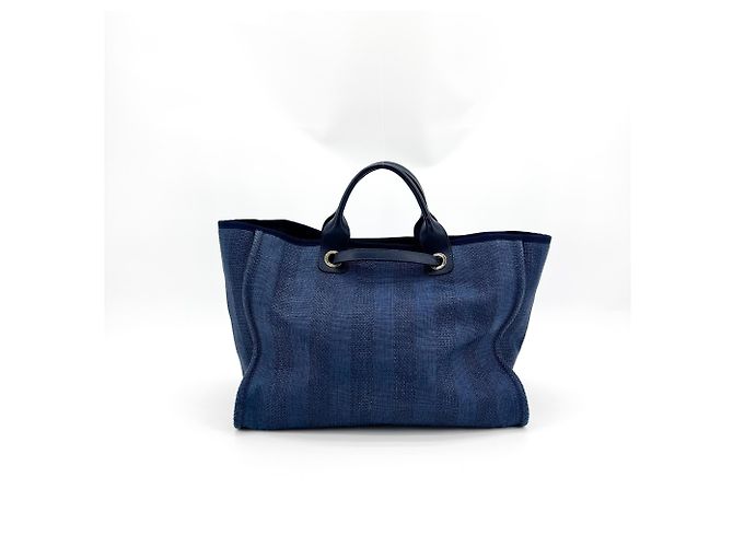 Chanel Deauville Stripe Canvas Large - vista 2