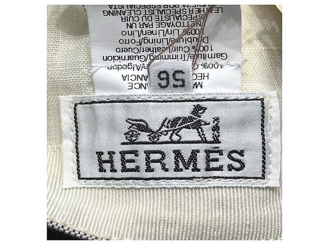 Hermès Cappellino Hermes Gray H ricamato - vista 4