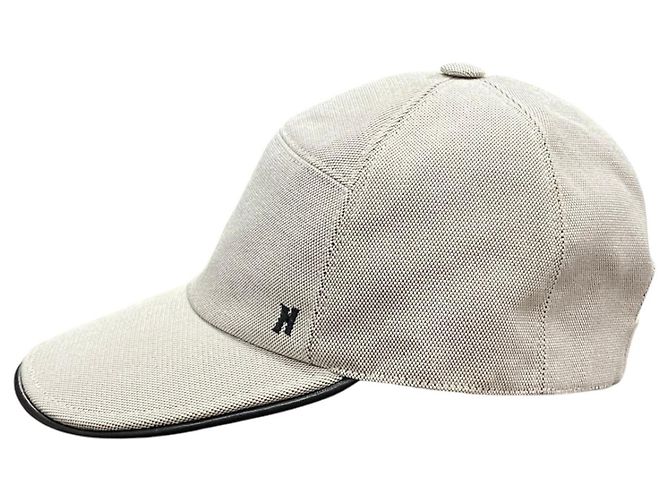 Hermès Cappellino Hermes Gray H ricamato - vista 7