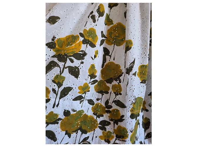Autre Marque Sara Roka Baumwollkleid floral bestickt - Ansicht 13
