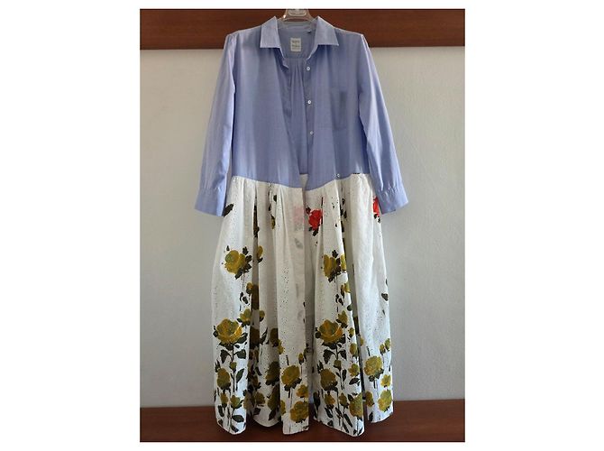 Autre Marque Sara Roka Baumwollkleid floral bestickt - Ansicht 4