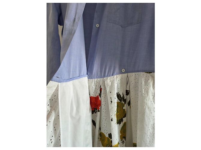 Autre Marque Sara Roka Baumwollkleid floral bestickt - Ansicht 6