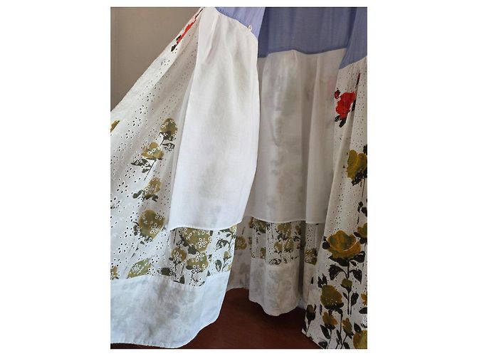 Autre Marque Sara Roka Baumwollkleid floral bestickt - Ansicht 7