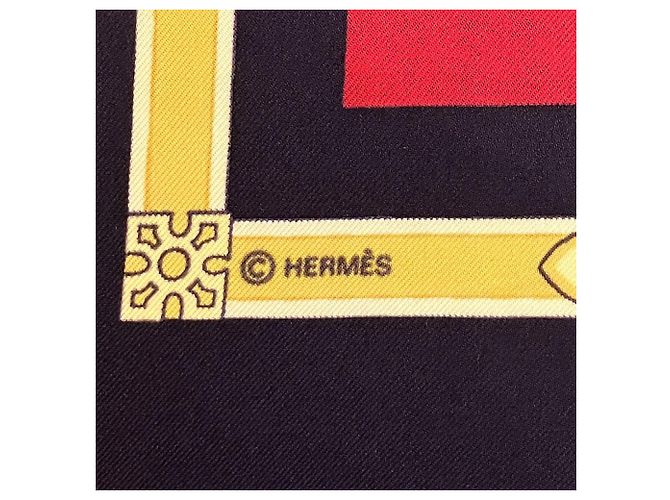 Hermès Pañuelo Hermes Carre 90 con correa de nariz - vista 4