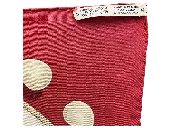 Hermès Foulard Hermes Carré 90 con design a bastoni e canne - vista 9