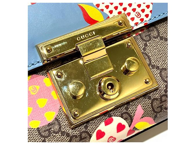 Borsa a spalla Gucci GG Supreme in pelle - vista 8