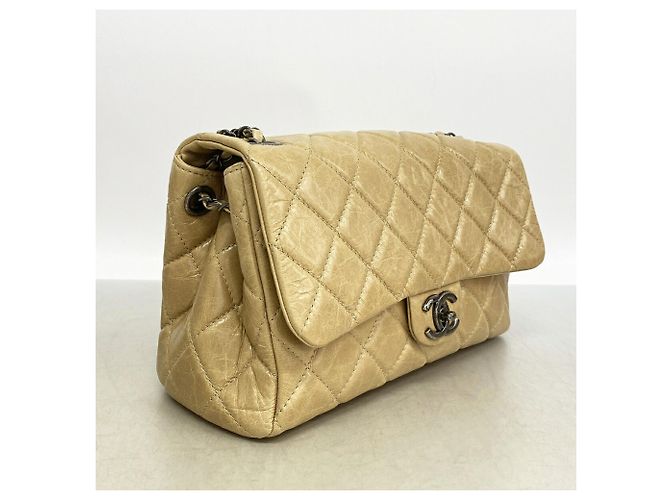 Borsa a tracolla Chanel Matelassé in Beige - vista 2
