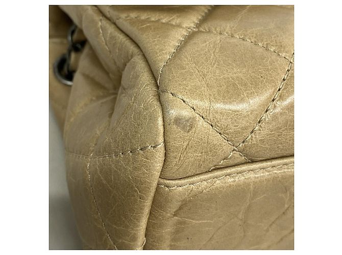Borsa a tracolla Chanel Matelassé in Beige - vista 6