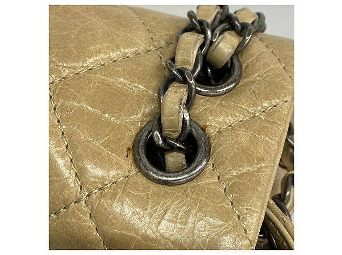 Borsa a tracolla Chanel Matelassé in Beige - vista 7
