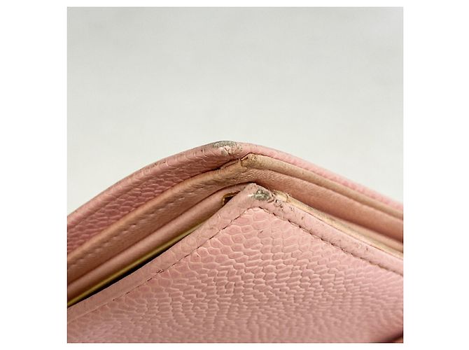 Cartera larga Chanel rosa - vista 6