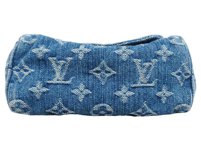 Borsa a mano Louis Vuitton Monogram Denim Nano Speedy - vista 3