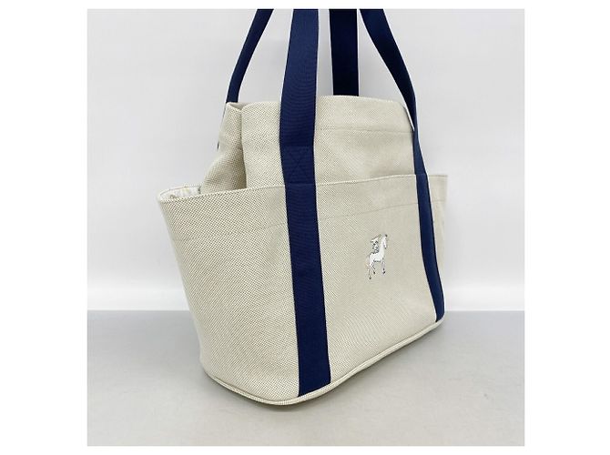 Hermès Hermes Cabriole Toile H Wickeltasche in Navy - Ansicht 2