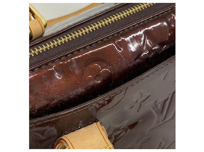 Borsa Louis Vuitton Vernis Rosewood Avenue in Amarante - vista 9