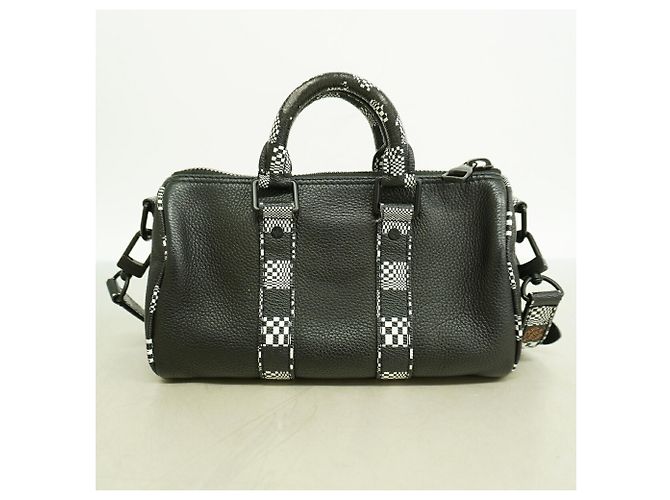 Borsa a mano Louis Vuitton Damier Distorted Keepall XS - vista 10