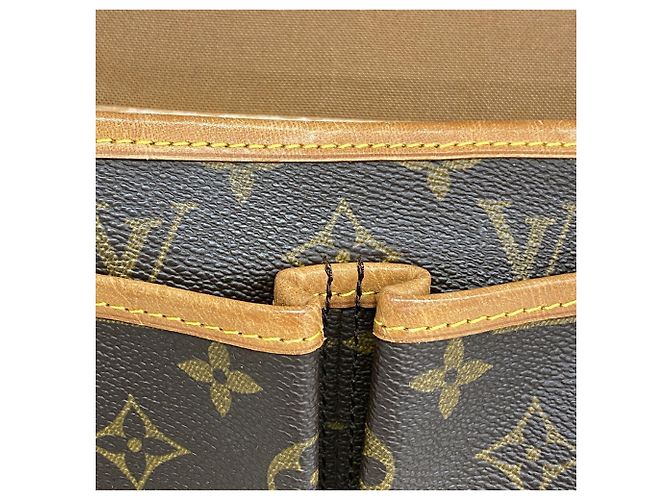 Borsa a tracolla Louis Vuitton Monogram Gibeciere MM - vista 13