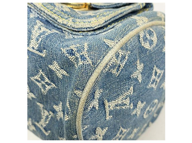 Borsa Louis Vuitton Monogram Denim Neo Speedy - vista 6
