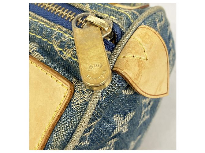 Borsa Louis Vuitton Monogram Denim Neo Speedy - vista 8