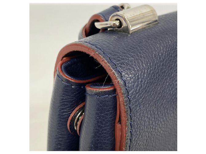 Borsa Louis Vuitton Lockme II BB - Marine Rouge - vista 7