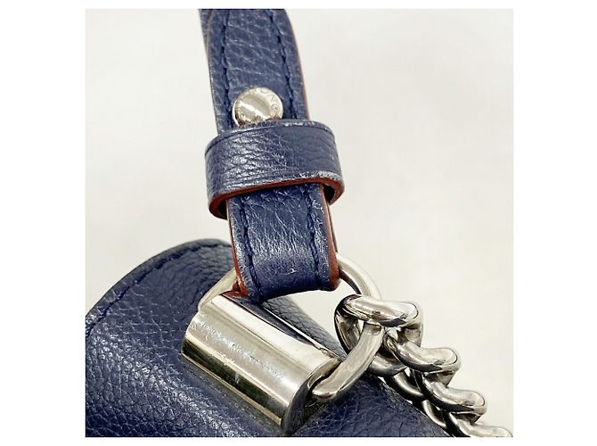 Borsa Louis Vuitton Lockme II BB - Marine Rouge - vista 8