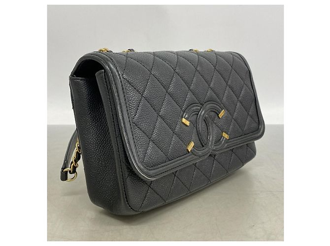 Borsa a Tracolla Chanel Nera - vista 2