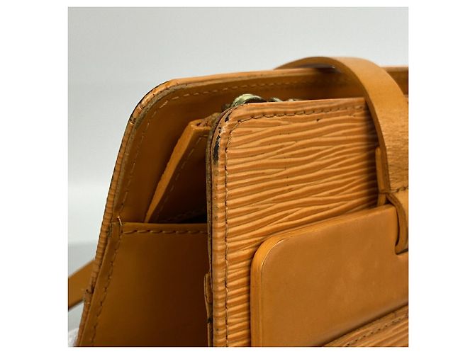 Borsa Tote Louis Vuitton Epi Croisette PM in Mandarin - vista 8