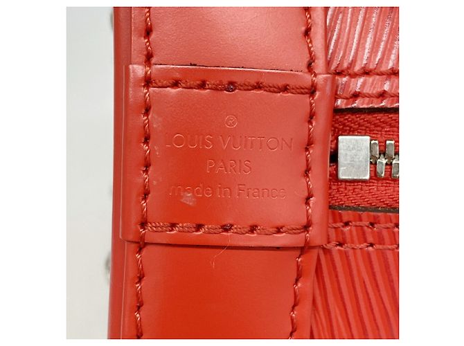 Borsa a mano Louis Vuitton Alma BB in pelle Epi - vista 5