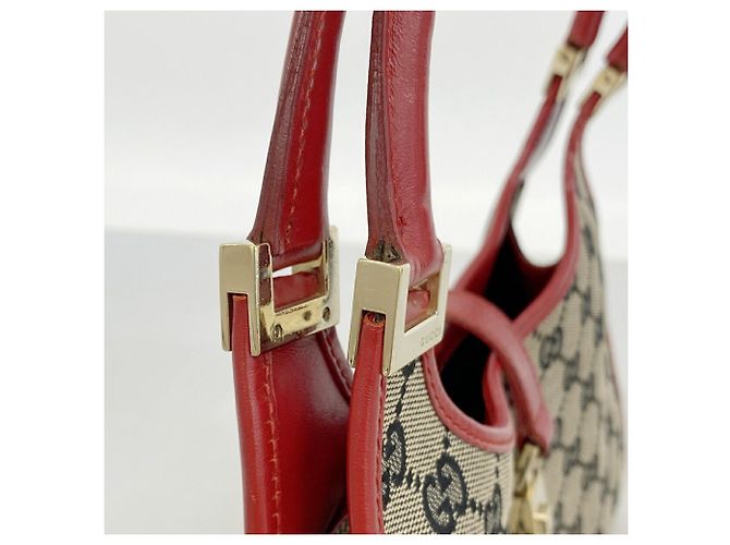 Borsa Gucci GG Canvas Jackie - vista 8