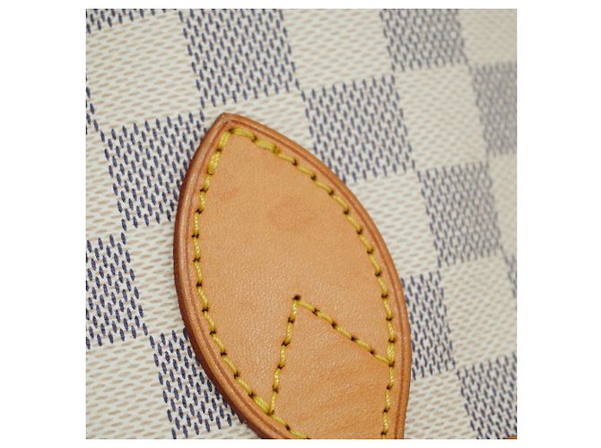 Borsa Tote Louis Vuitton Damier Azur Neverfull MM - vista 11