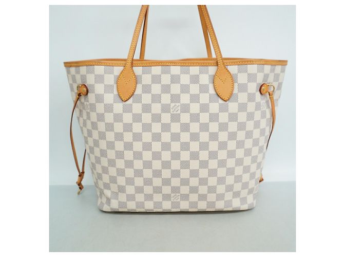Borsa Tote Louis Vuitton Damier Azur Neverfull MM - vista 13