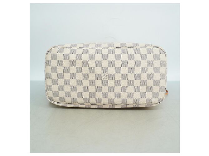 Borsa Tote Louis Vuitton Damier Azur Neverfull MM - vista 3