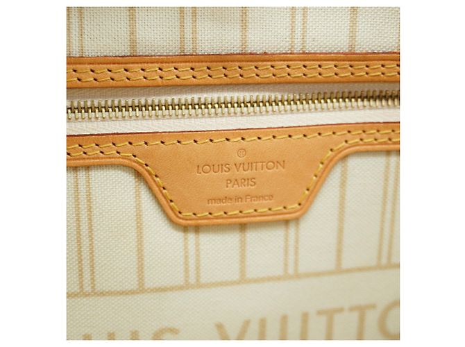 Borsa Tote Louis Vuitton Damier Azur Neverfull MM - vista 5