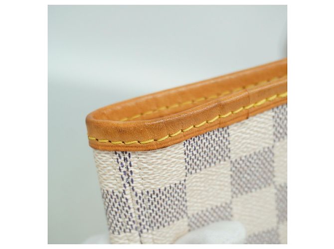 Borsa Tote Louis Vuitton Damier Azur Neverfull MM - vista 9
